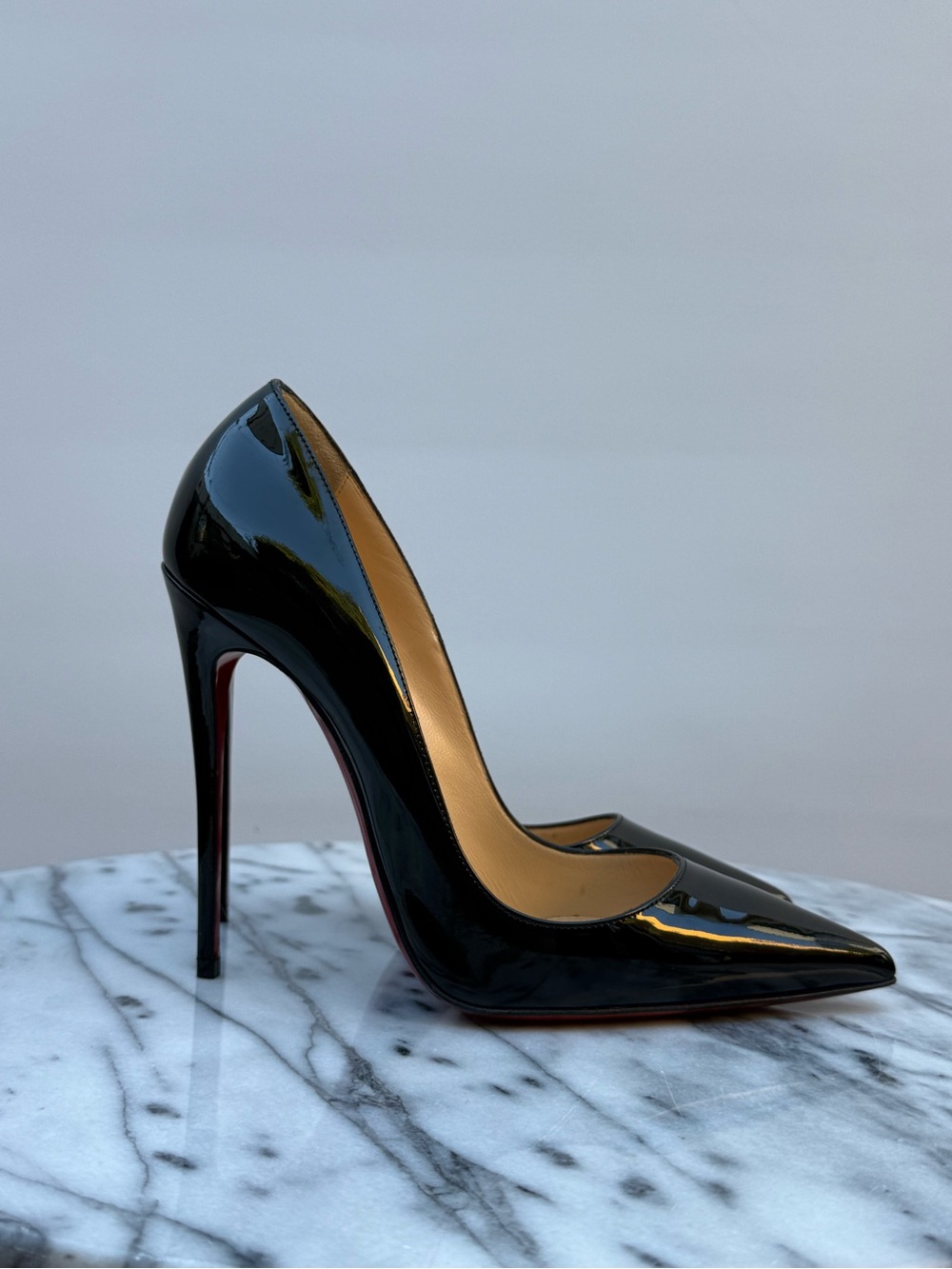 Christian Louboutin So Kate 120 Patent-leather Pumps